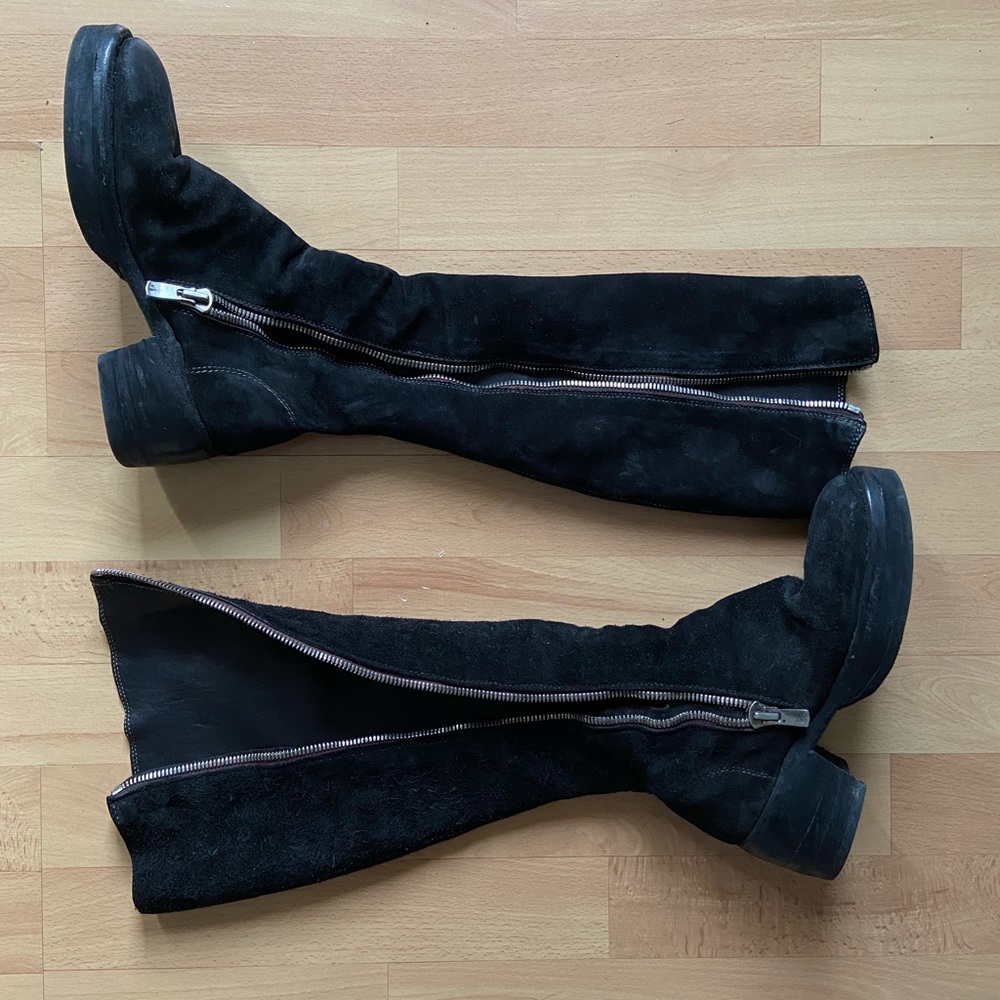 GUIDI Zip Up Leather Boots